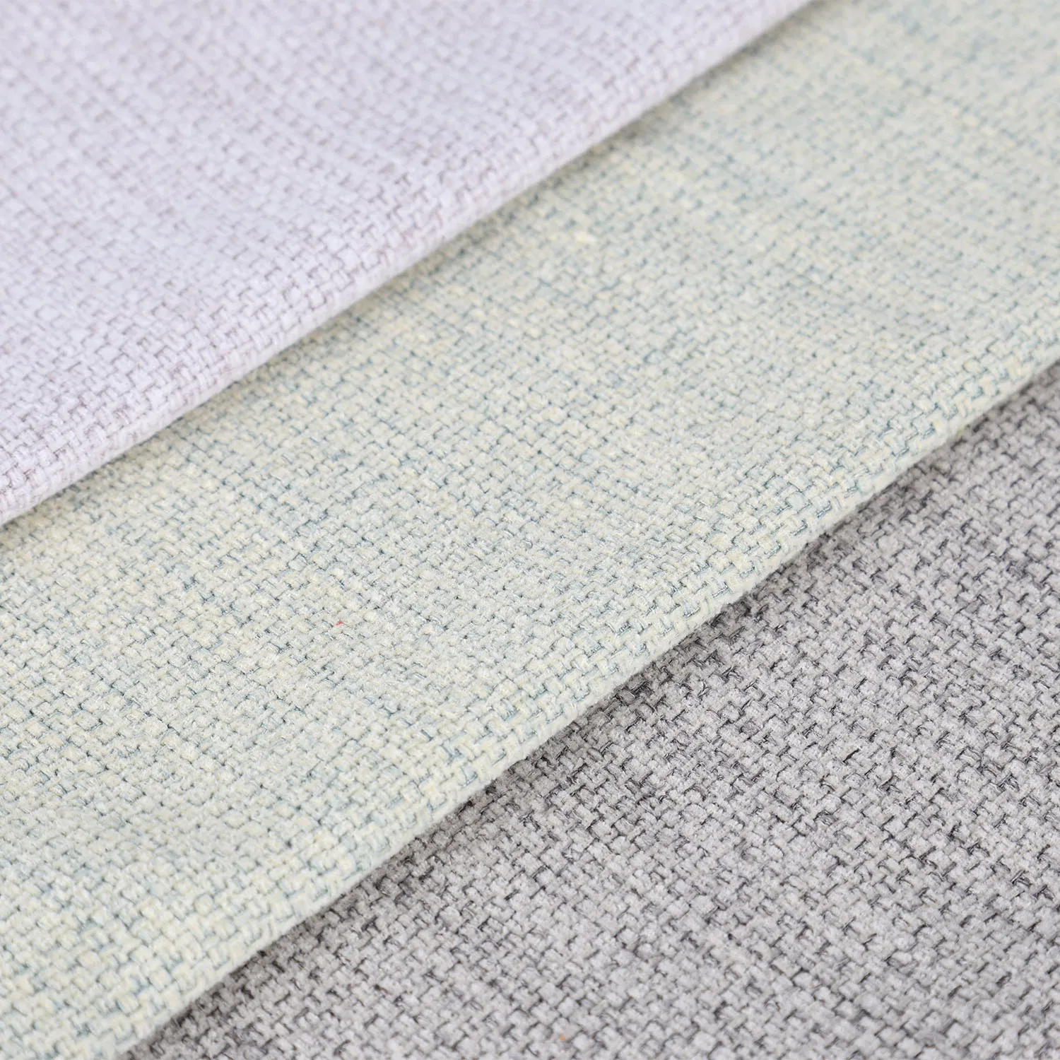 Textile de maison Non tissé 260GSM + 90g, 145cm, 100% P, tissu lavable pour rembourrage de meubles, housse de canapé en Faux lin